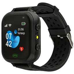 Smart Watch AmiGo GO009 Camera+Led Black UA UCRF