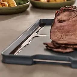 Дошка обробна Joseph Joseph Cut & Carve Plus Extra Large двостороння синя (60212) - мініатюра 6