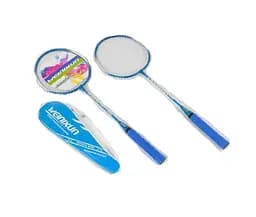 Бадмінтон C 40196 2 ракетки, в чохлі (6900067401960) Блакитний