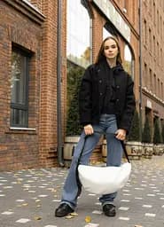 Сумка жіноча Sambag HOBO BAG-GLOVE Біла 25 х 58 х 4 см (53400008) - мініатюра 6