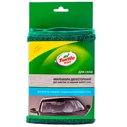 Мікрофібра двостороння для очищення та віддання блиску склу Turtle Wax (X5344)