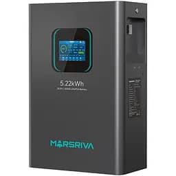 Акумуляторна батарея Marsriva LiFePO4, 25.6V/204Ah, 5.22KWH, настінний - мініатюра 3