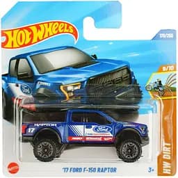 Базовая машинка Hot Wheels HW Dirt 17 Ford F-150 Raptor синяя (5785) JBB05-N521 