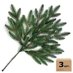 Гілка ялинки штучна Hvoya Classic зелена 60 см 3 шт.