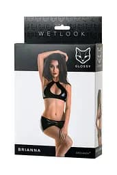 Комплект Glossy Brianna Wetlook чорний