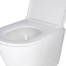 Унітаз підвісний Qtap Scorpio безободковий Ultra Quiet з сидінням Soft-close QT1433053EUQW, Білий - мініатюра 5
