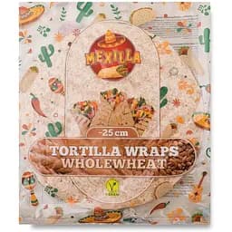 Тортилья Mexilla цільнозернова 25 см 4 шт.