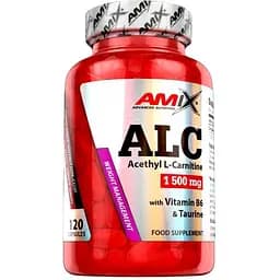 Жиросжигатель Amix Nutrition ALC with Taurine &Vitamin B6, 120 капсул