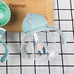 Пляшечка Fissman з трубочкою 260 мл (6904) - мініатюра 6