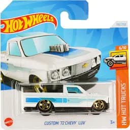 Набір: Базова машинка Hot Wheels HW Metro Propper Chopper синя (5785) + Базова машинка Hot Wheels HW Hot Trucks Custom 72 Chevy LUV біла (5785) - мініатюра 3