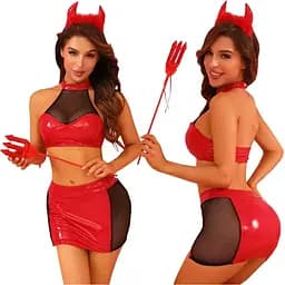 Еротичний костюм дияволиці JSY 8317 One Size