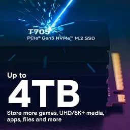 Накопичувач SSD M.2 2280 1TB T705 with Heatsink Micron (CT1000T705SSD5) - мініатюра 5