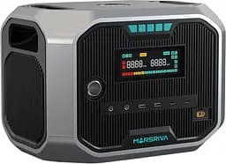 Зарядна станція Marsriva MP12 (1310 Вт/г) 1200W UPS, MPPT, LiFePO4, BT Speaker/FM/Mic, Wir.Charg.15W - мініатюра 3
