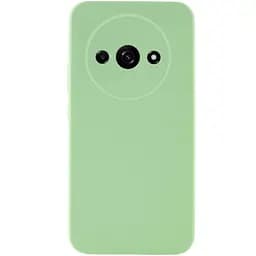 Чохол Silicone Cover Lakshmi Full Camera (AAA) для Xiaomi Redmi A3 М'ятний / Mint