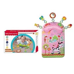 М'який ігровий килимок з подушкою-підгрудником та підвісками для розвитку малюка