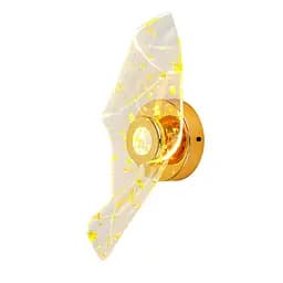 Бра настінне LED Levistella 796W6392(1) GD, 4W, три режими кольору, золото, сучасний стиль для дому - мініатюра 2