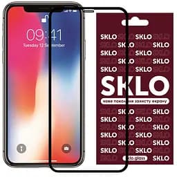 Захисне скло SKLO 3D для Apple iPhone 11 Pro Max / XS Max (6.5) Чорний