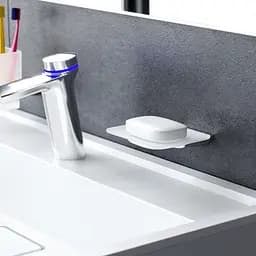 Скляна мильниця з настінним утримувачем AM.PM Inspire 2.0 A50A34200 - мініатюра 3