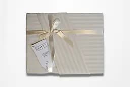 Постільна білизна Charlotte Stone Сатин-Stripe / простирадло на резинці 180x200см Cotton Shine pbe0052106 - мініатюра 3