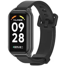 Силиконовый ремешок Mijobs Classic для фитнеса браслета Xiaomi Redmi Smart Band 2 Black