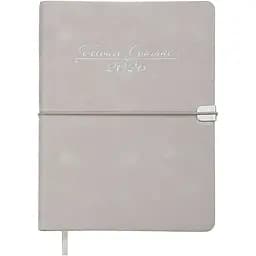 Ежедневник датированный Buromax Velour 2026 A5 искусственная кожа светло-серый (BM.2134-20)