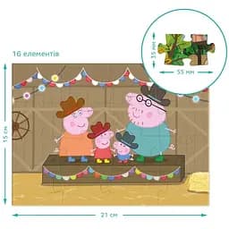 Пазл DoDo 4 в 1 Peppa Pig (200342) - мініатюра 4