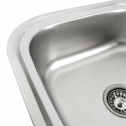 Кухонна мийка з нержавіючої сталі закруглена Platinum сатин 7848 (0,8/180 мм), R, Satin - мініатюра 5