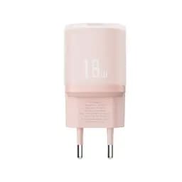 Сетевое зарядное устройство XO L157 1USB QC3.0 18W charger Розовый
