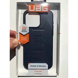 Оригінальний протиударний чохол UAG Civilian MagSafe для iPhone 15 Pro Max (6.7") Mallard 114295A15555 - мініатюра 2