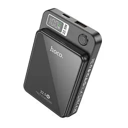 Магнітний павер банк із бездротовим зарядним Hoco DB41 River magnetic Wireless charging 10000mAh чорний