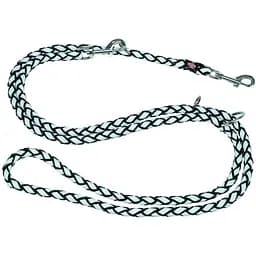 Повідець Trixie Cavo для собак світловідбиваючий регульований L-XL 200х1.8 см чорний