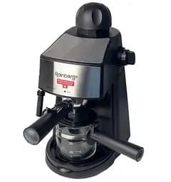 Кофеварка рожковая Rainberg RB-8111 с капучинатором для эспрессо капучино и латте 2200 Вт 0.24 л Черная