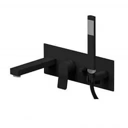 Смеситель для ванны Paffoni Tilt black matt TI001NO, Черный матовый