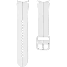 Ремінець для Samsung Galaxy Watch 4 Classic 42mm - білий ширина кріплення 20мм силікон розмір L Watchbands Five Classic (W20-2WB97759977)