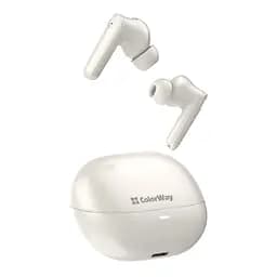 Навушники ColorWay Slim TWS-1 Earbuds Long Life Beige (CW-TWS1BE) - мініатюра 9
