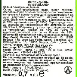 Лікер BVLand Melon 18% 0.7 л - мініатюра 4
