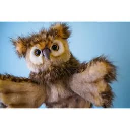 М'яка іграшка на руку Hansa Сова серія Puppet 34 см (7159) - мініатюра 7