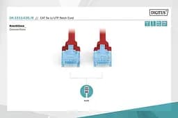 Патч-корд Assmann CAT 5e U-UTP, Cu, PVC AWG 26/7, 2 м DK-1511-020/R Red - мініатюра 2