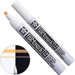 Маркер Pen-Touch Оранжевий флуоресцентний середній (MEDIUM) 2.0 мм Sakura