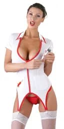 Эротический костюм Cottelli Costumes Nurse Outfit, M (белый)