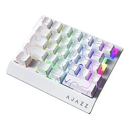 Ігрова дротова магнітна клавіатура Ajazz AK029 / Ice Island Switch / White Lines - мініатюра 2