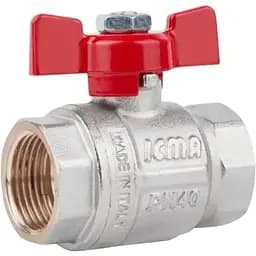 Кран кульовий Icma 3/4" прямий №349 (87349AE11)