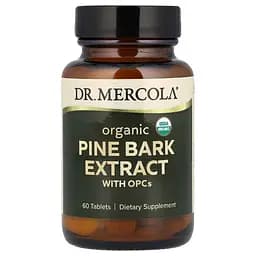 Органический экстракт сосновой коры из ОРС Dr. Mercola Pine Bark Extract with OPCs 60 таблеток