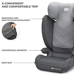 Автокрісло Kinderkraft i-Spark Grey (KCISPA00GRY0000) - мініатюра 13