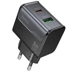 МЗП Hoco CS73A Star Speed PD30W+QC3.0 (1USB-A/1C) Midnight Black