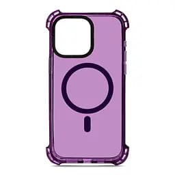 Чехол панель-накладка для Apple iPhone 15 Pro Max, Bounce, фиолетовый, матовый, противоударный защитный чехол из TPU с магнитом для беспроводной зарядки, защита всего корпуса, бортик вокруг дисплея, амортизирующие вставки, ArmorStandart (ARM74921)
