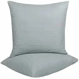 Наволочки Lotus Home Готель Сатин Страйп 70х70 см сірі 2 шт. (svt-2000022207058)