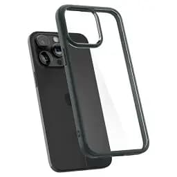 Прозорий чохол Spigen Ultra Hybrid Abyss Green для iPhone 15 Pro Max (ACS06574) - мініатюра 2