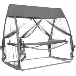 Гамак-гойдалка Di Volio Treviso з москітною сіткою сірий