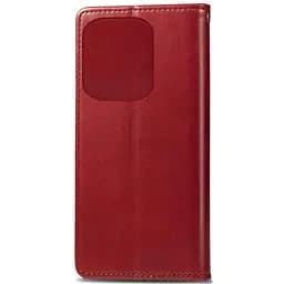 Шкіряний чохол-книжка GETMAN Gallant (PU) для TECNO Spark 10 Червоний - мініатюра 4